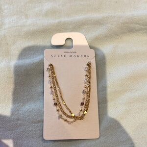 Maurices Gold and Silver Layered Necklace